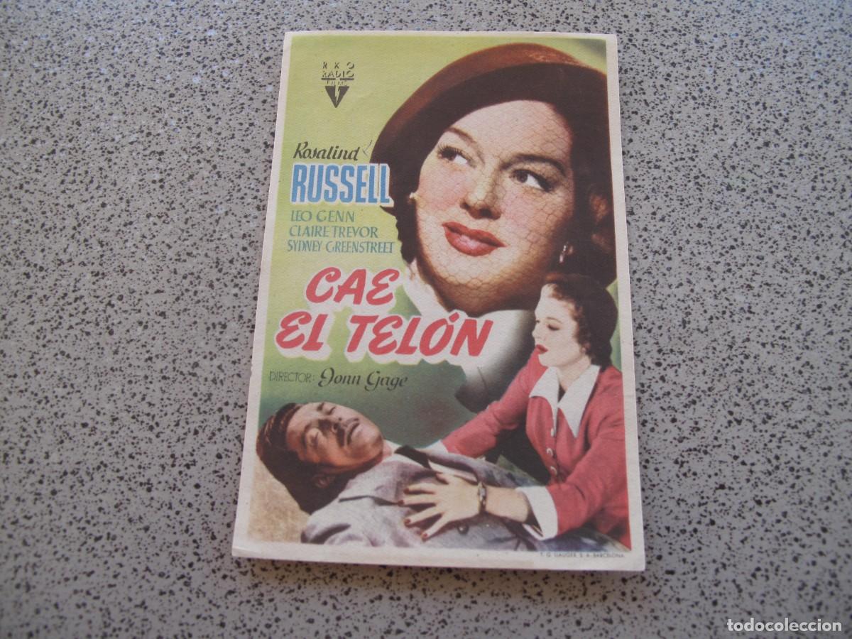  Foglietti di film di film antichi di cinema: PROGRAMA DE MANO ORIGINAL EL DE LA FOTO