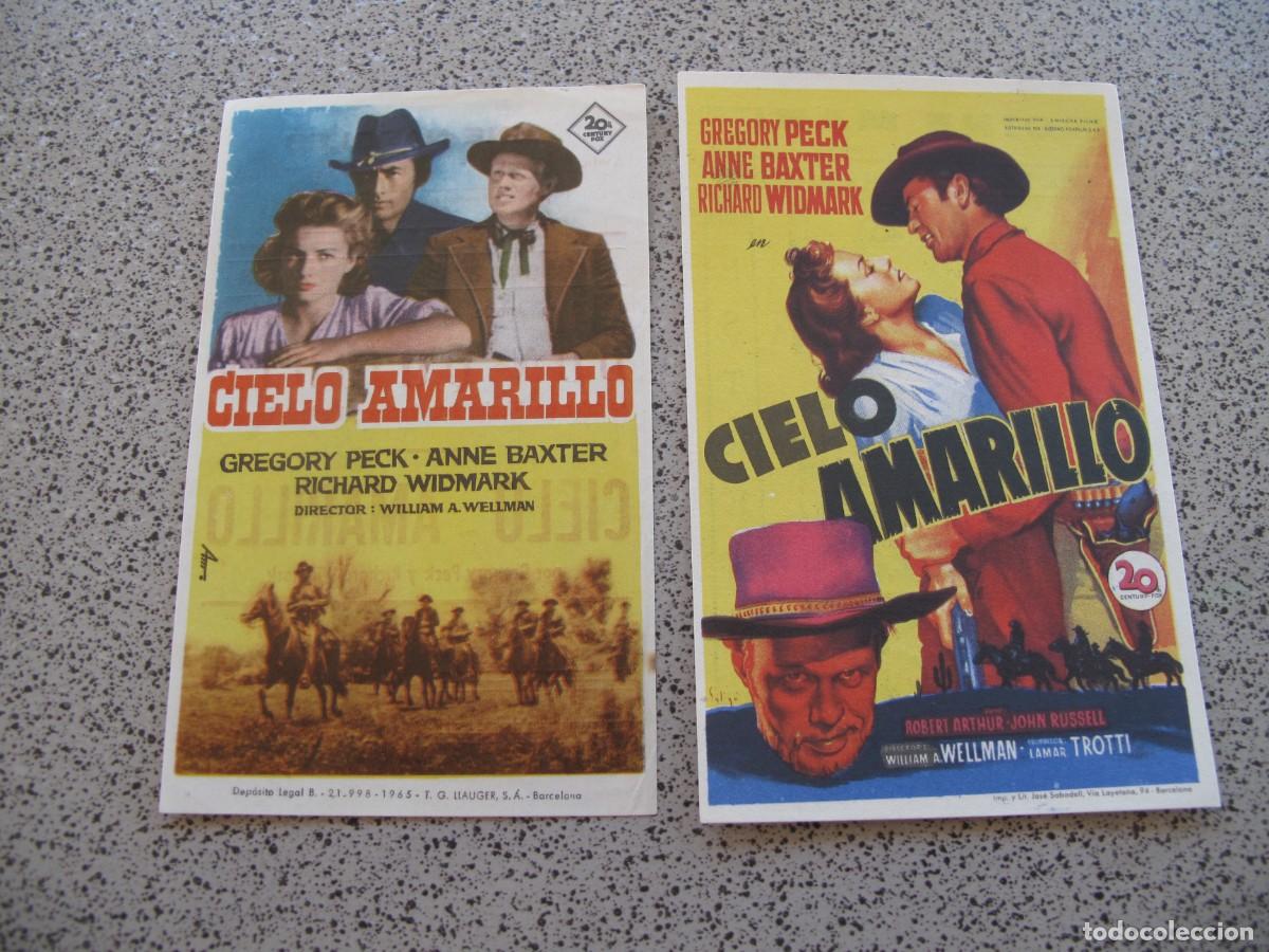 Folhetos de m&atilde;o de filmes antigos de cinema: PROGRAMA DE MANO ORIGINAL EL DE LA FOTO
