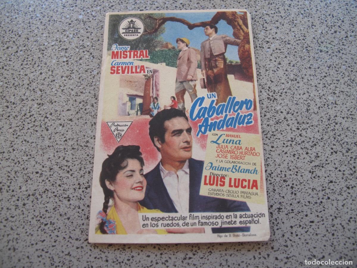 Folhetos de m&atilde;o de filmes antigos de cinema: PROGRAMA DE MANO ORIGINAL EL DE LA FOTO