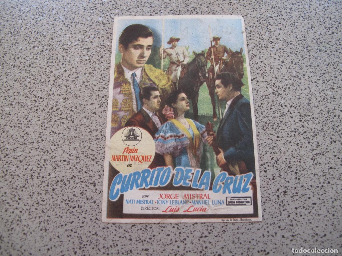 Folhetos de m&atilde;o de filmes antigos de cinema: PROGRAMA DE MANO ORIGINAL EL DE LA FOTO