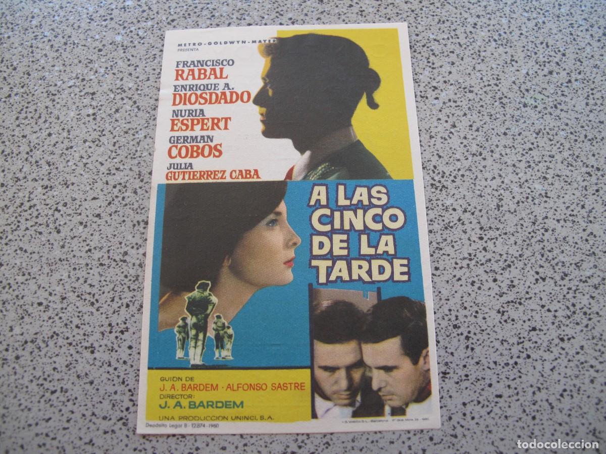 Cinema: PROGRAMA DE MANO ORIGINAL EL DE LA FOTO