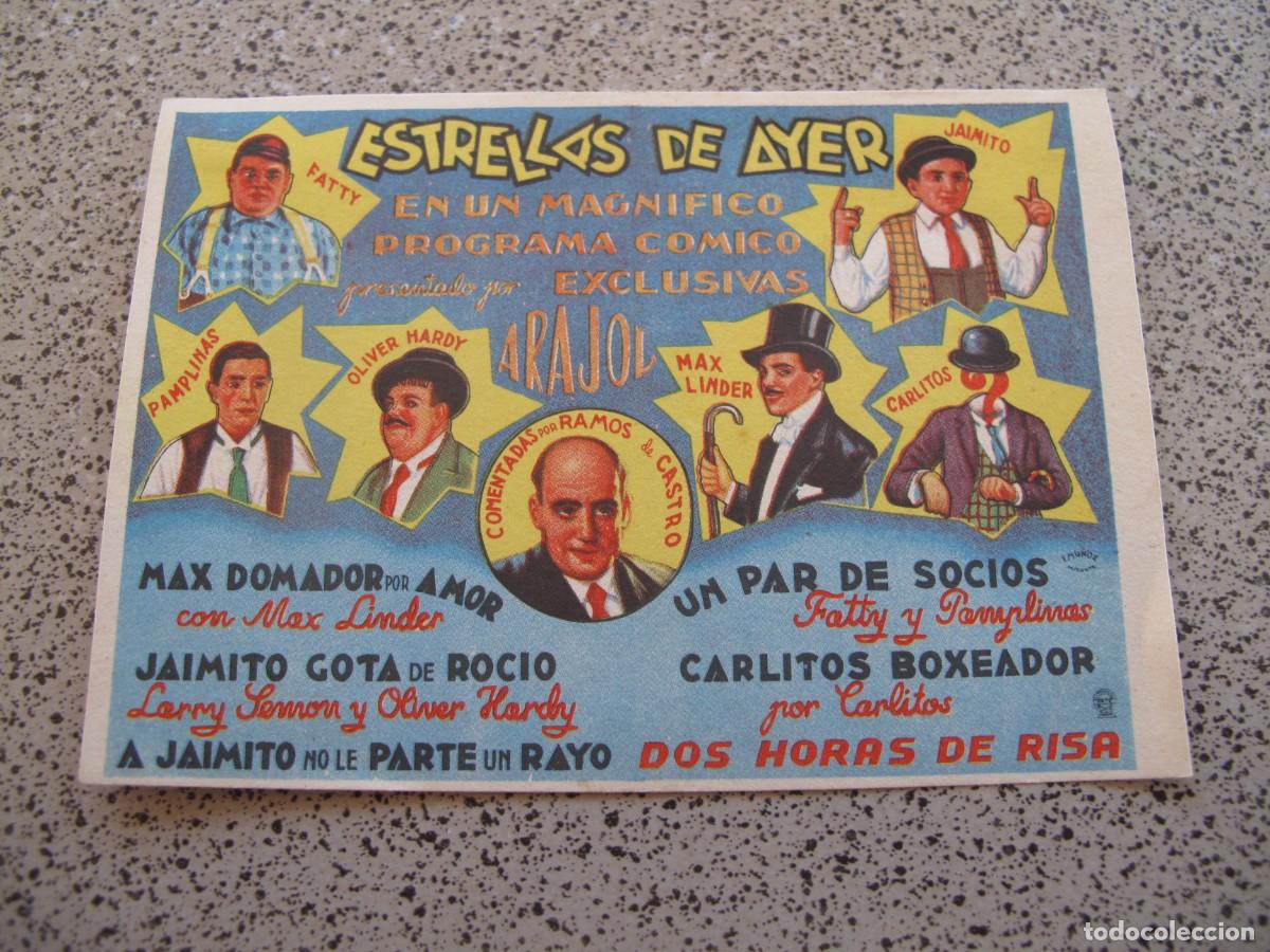 Cine: PROGRAMA DE MANO ORIGINAL EL DE LA FOTO