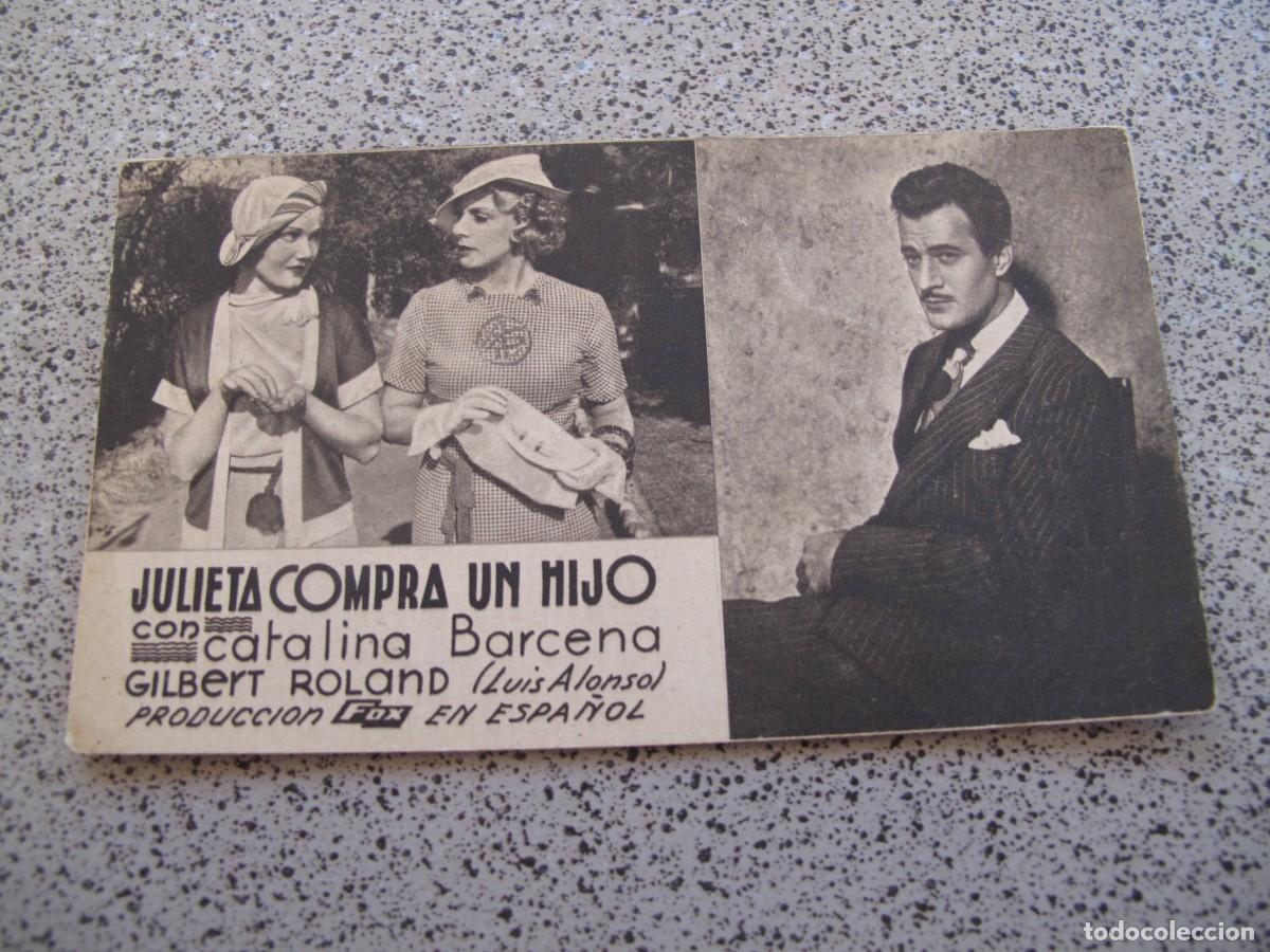 Cinema: PROGRAMA DE MANO ORIGINAL EL DE LA FOTO