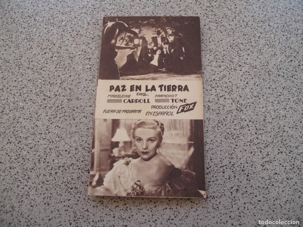  Flyers Publicitaires de films Anciens: PROGRAMA DE MANO ORIGINAL EL DE LA FOTO