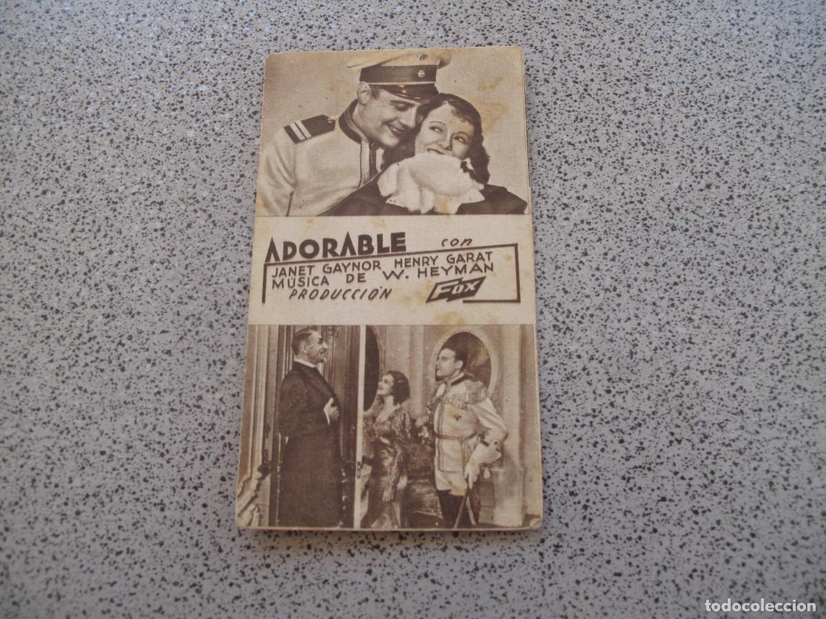  Flyers Publicitaires de films Anciens: PROGRAMA DE MANO ORIGINAL EL DE LA FOTO