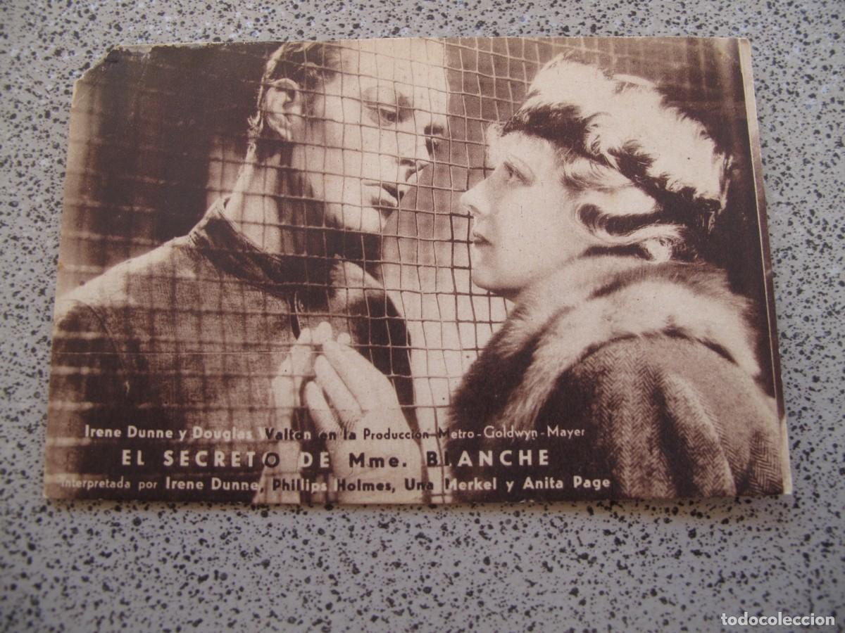 Cine: PROGRAMA DE MANO ORIGINAL EL DE LA FOTO