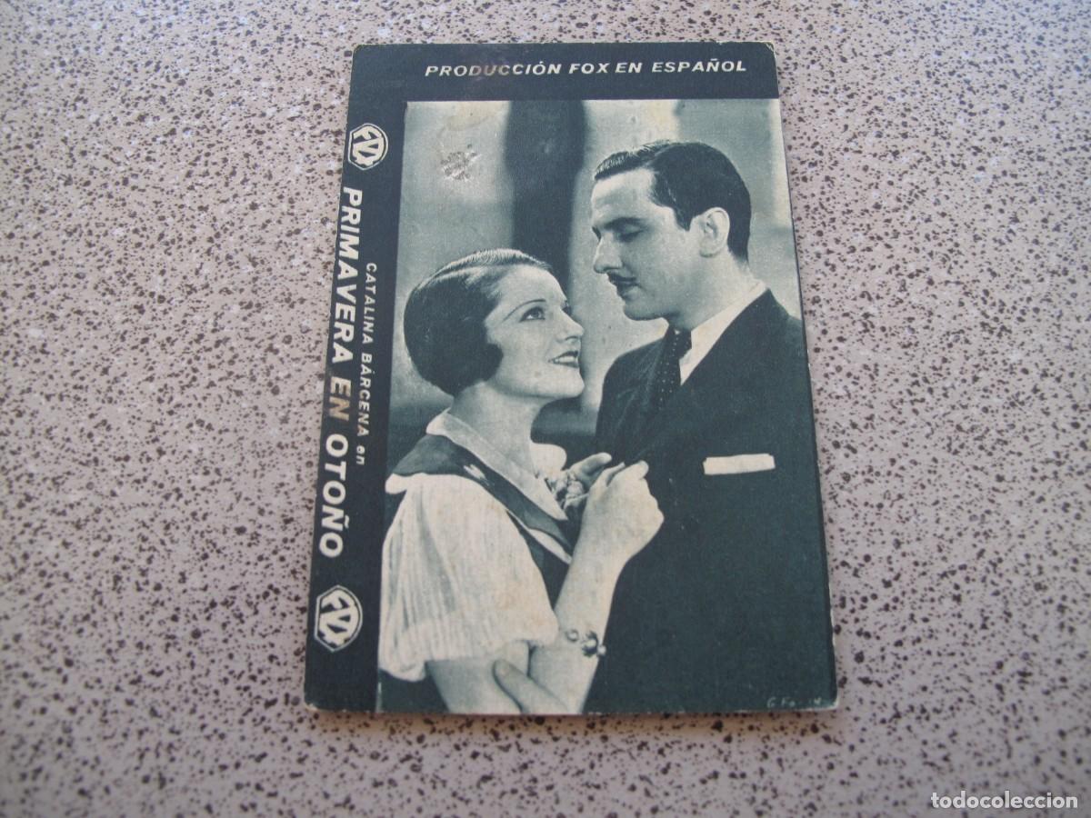 Cine: PROGRAMA DE MANO ORIGINAL EL DE LA FOTO