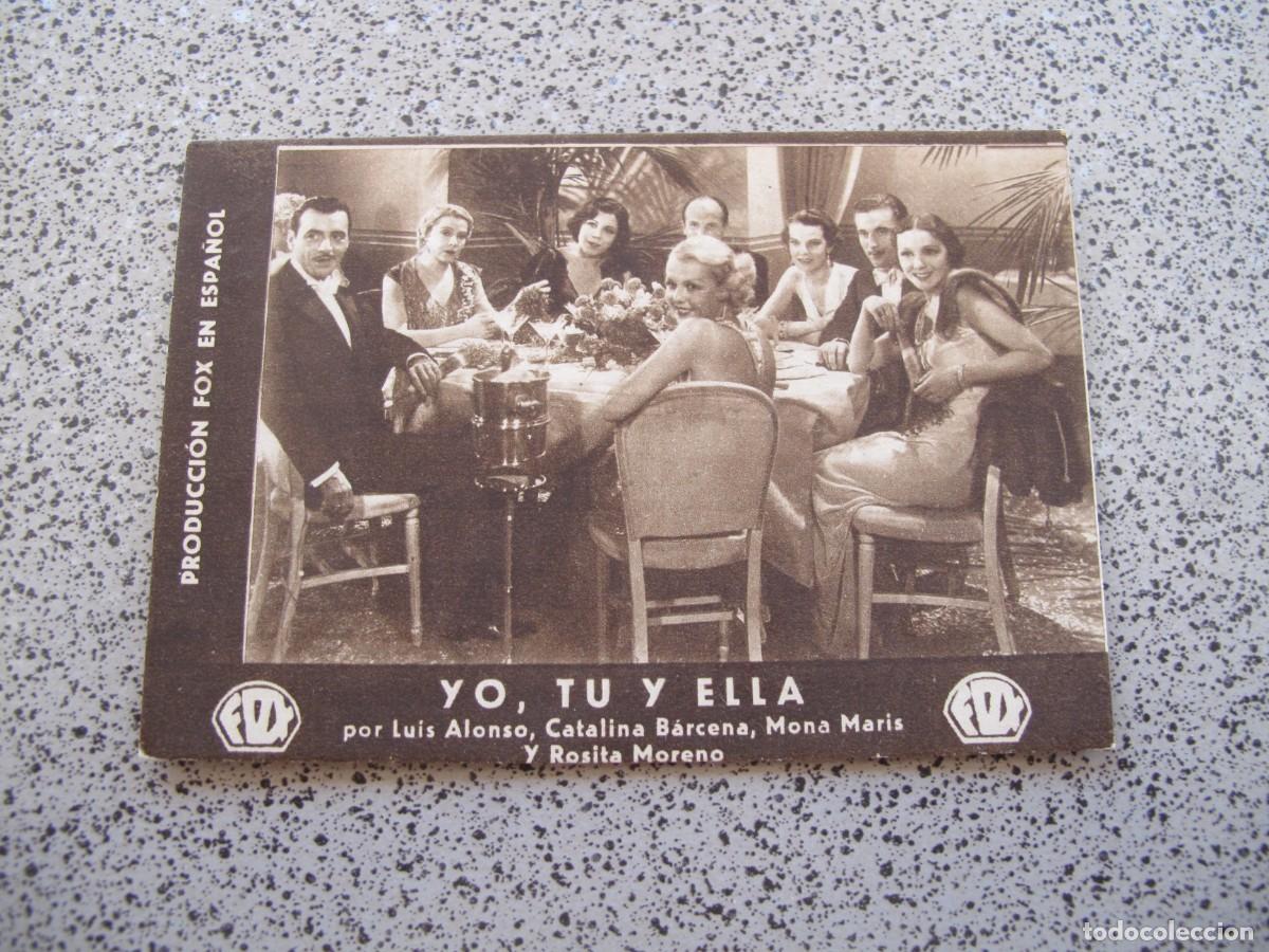 Cine: PROGRAMA DE MANO ORIGINAL EL DE LA FOTO
