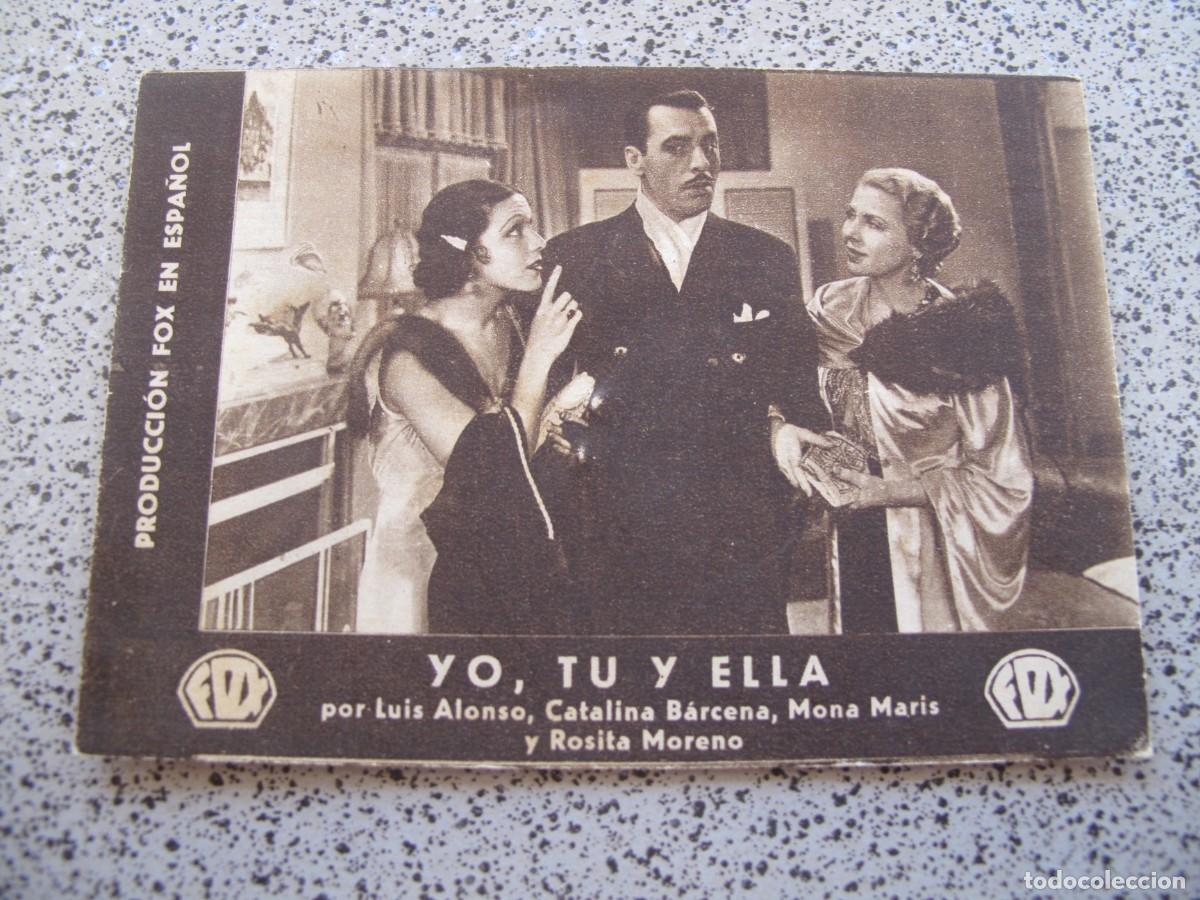 Cine: PROGRAMA DE MANO ORIGINAL EL DE LA FOTO