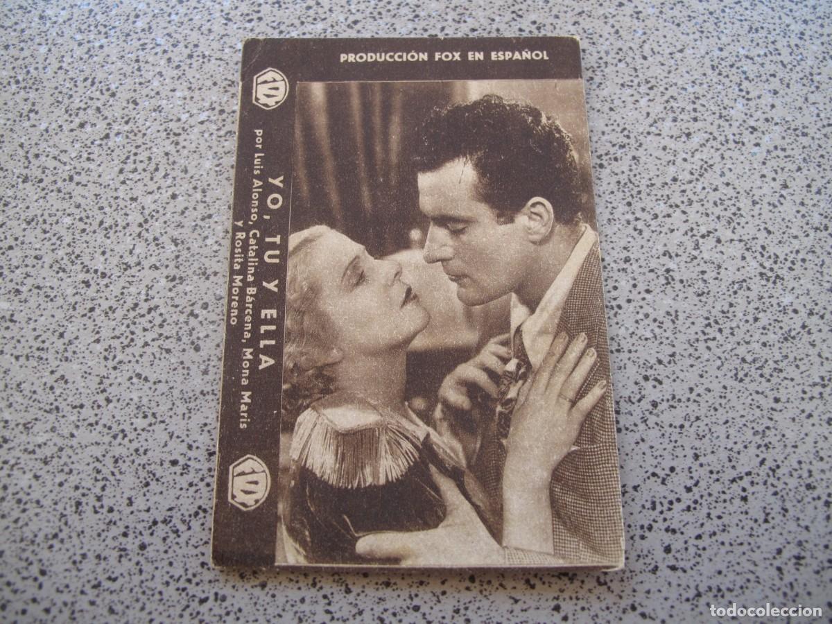 Cine: PROGRAMA DE MANO ORIGINAL EL DE LA FOTO