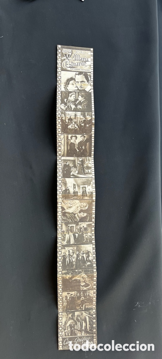 Cine: Raro programa de cine folleto de mano Mar&iacute;a Estuardo Katharine Hepburn Radio Films