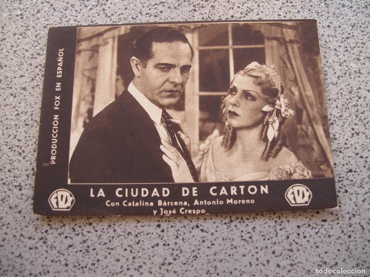 Folhetos de m&atilde;o de filmes antigos de cinema: PROGRAMA DE MANO ORIGINAL EL DE LA FOTO