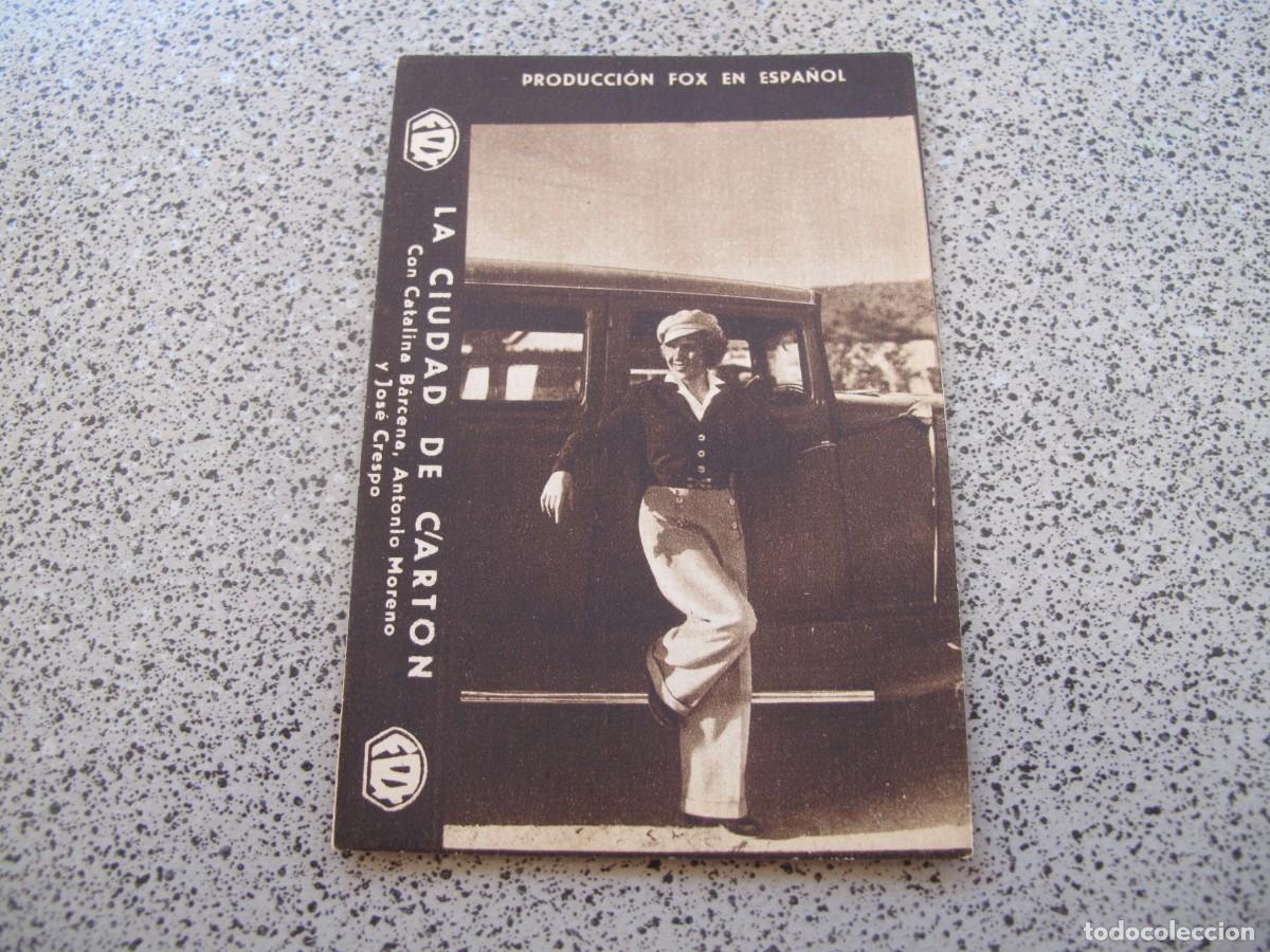Folhetos de m&atilde;o de filmes antigos de cinema: PROGRAMA DE MANO ORIGINAL EL DE LA FOTO