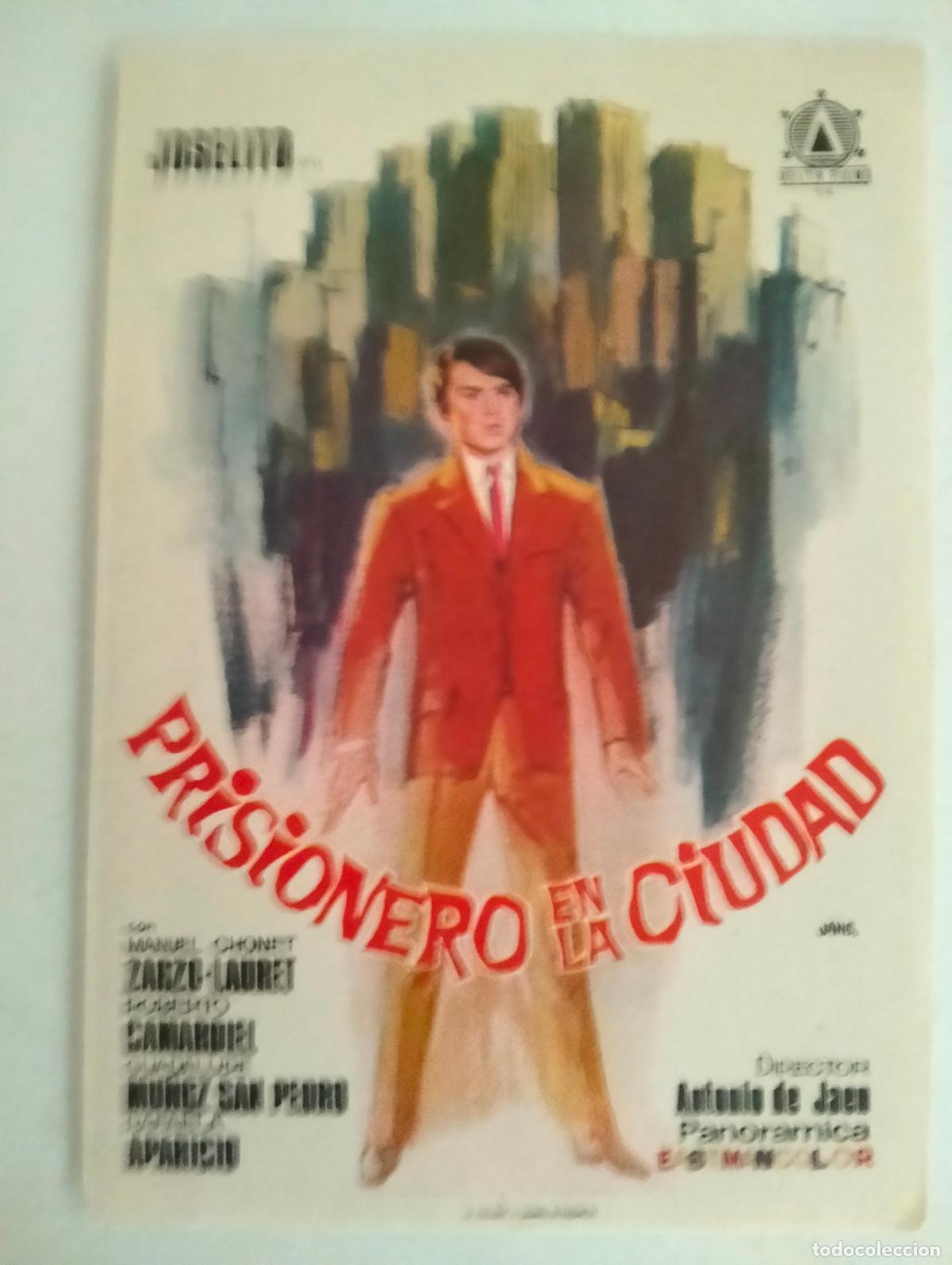 Cine: FOLLETO DE CINE, PRISIONERO EN LA CIUDAD