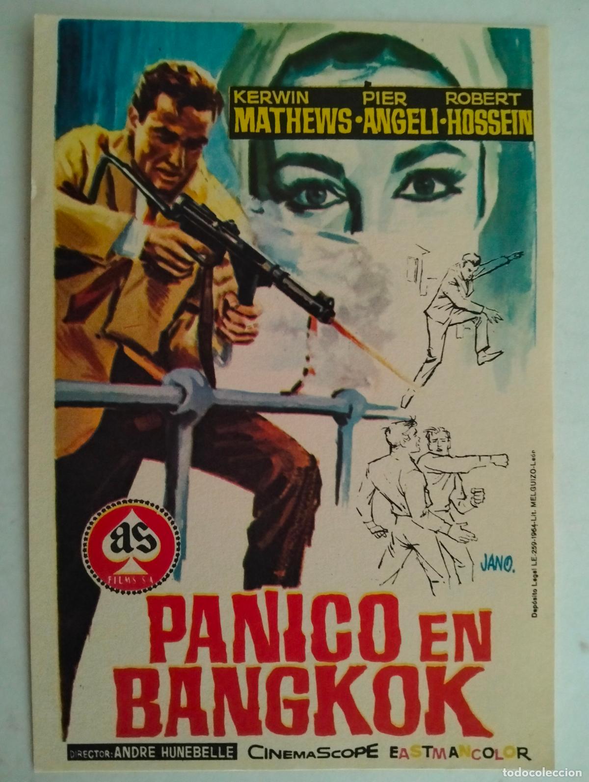Cine: FOLLETO DE CINE, PANICO EN BANGKOK