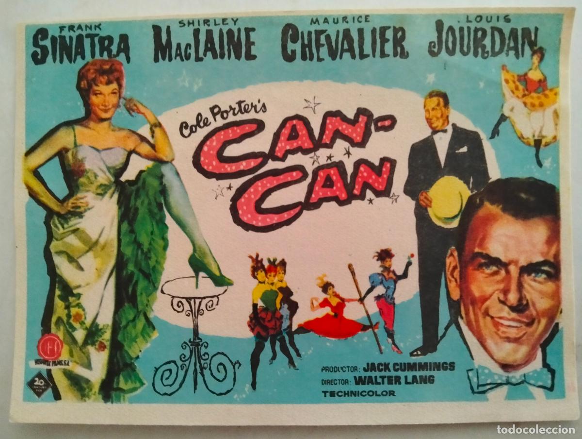Cine: FOLLETO DE CINE, CAN-CAN, CON FRANK SINATRA