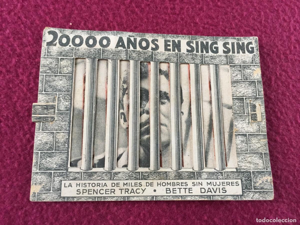 Cine: 20000 A&Ntilde;OS EN SING SING PROGRAMA TROQUELADO - SPENCER TRACY BETTE DAVIS -ESTRENO VALENCIA CINE TYRIS