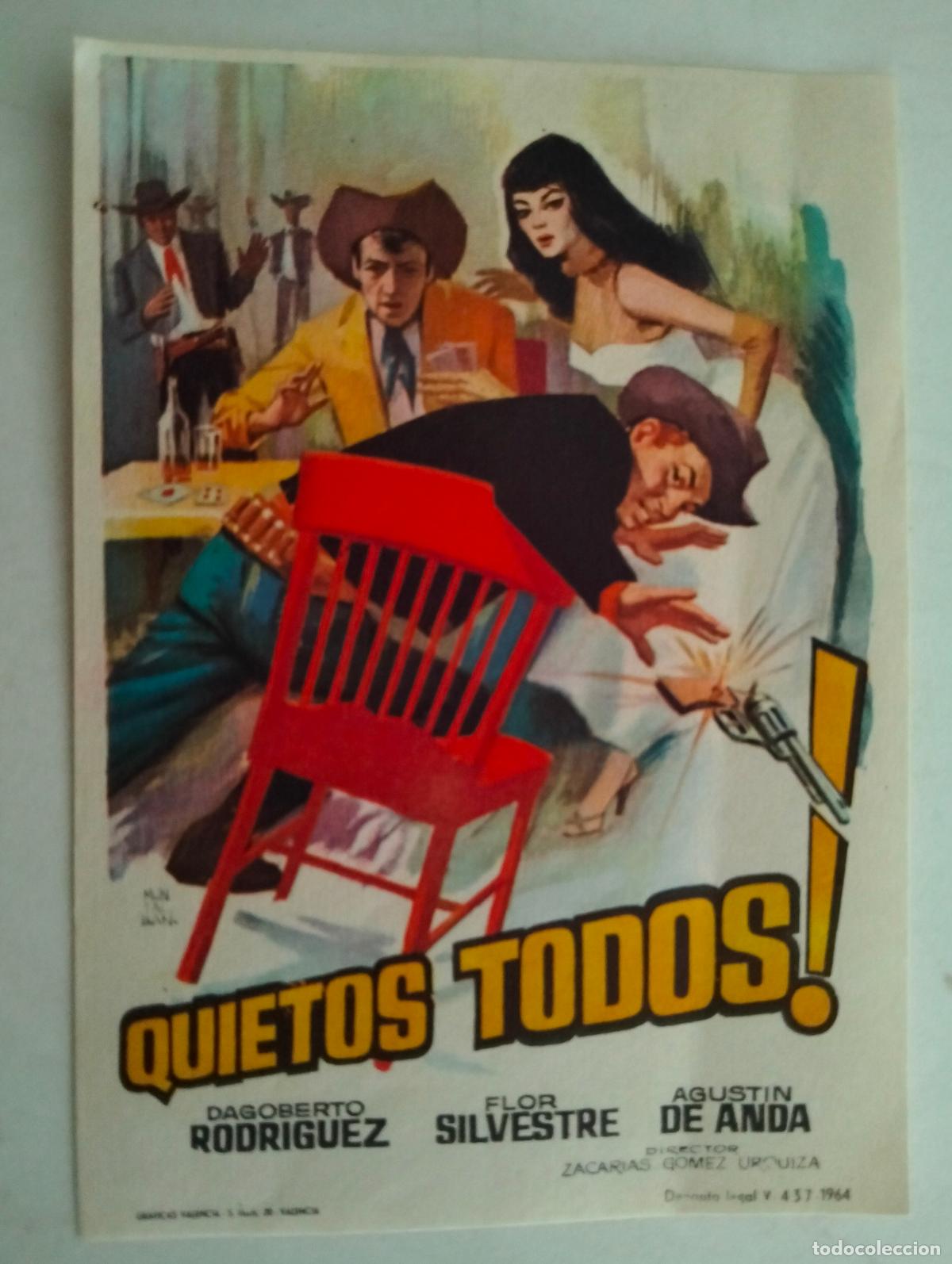 Cine: FOLLETO DE CINE, QUIETOS TODOS