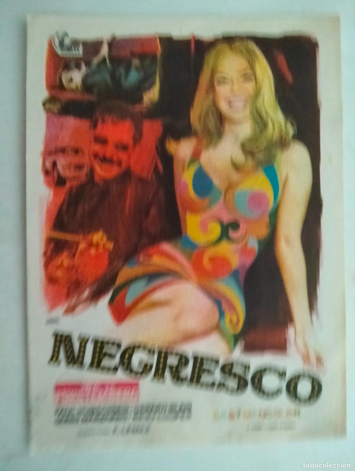 Cine: FOLLETO DE CINE, NEGRESCO