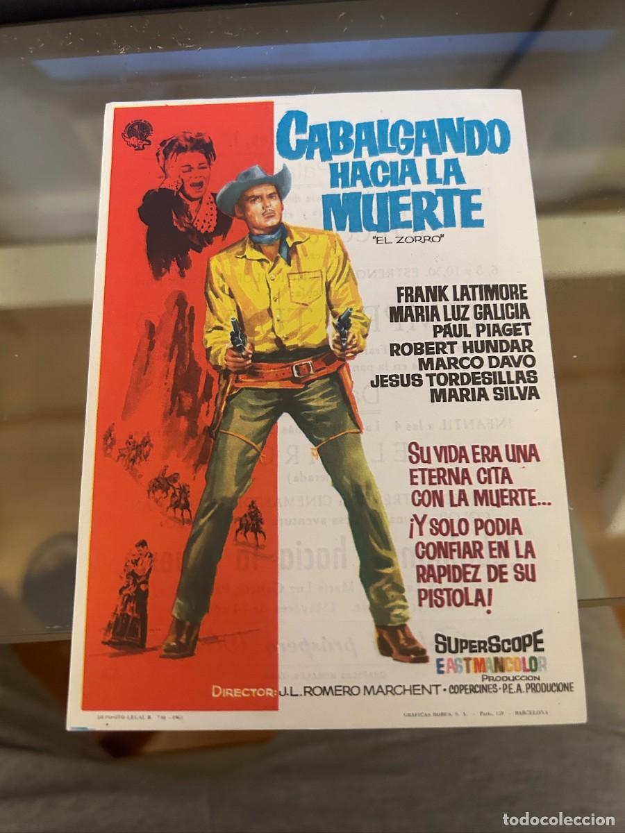 Cine: 1307 cabalgando hacia la muerte lis palace jaen con publicidad buen estado
