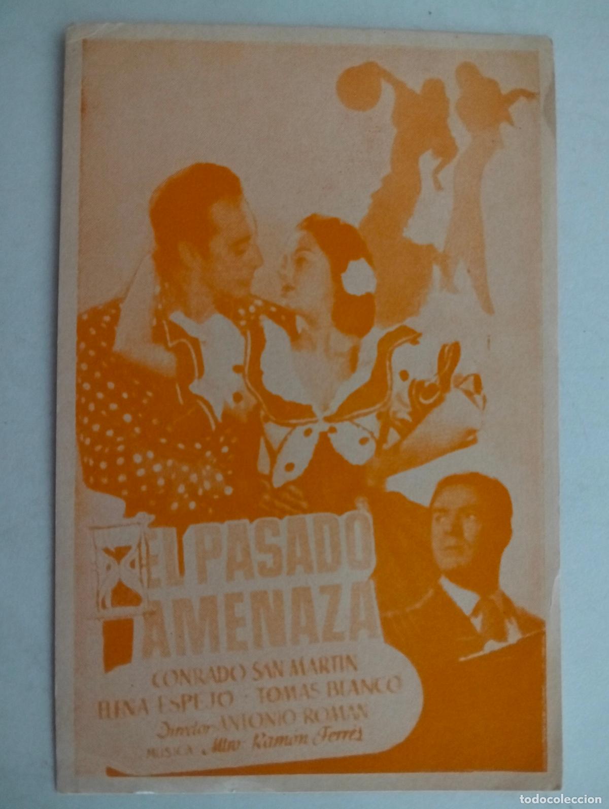 Cine: FOLLETO DE CINE, EL PASADO AMENAZA