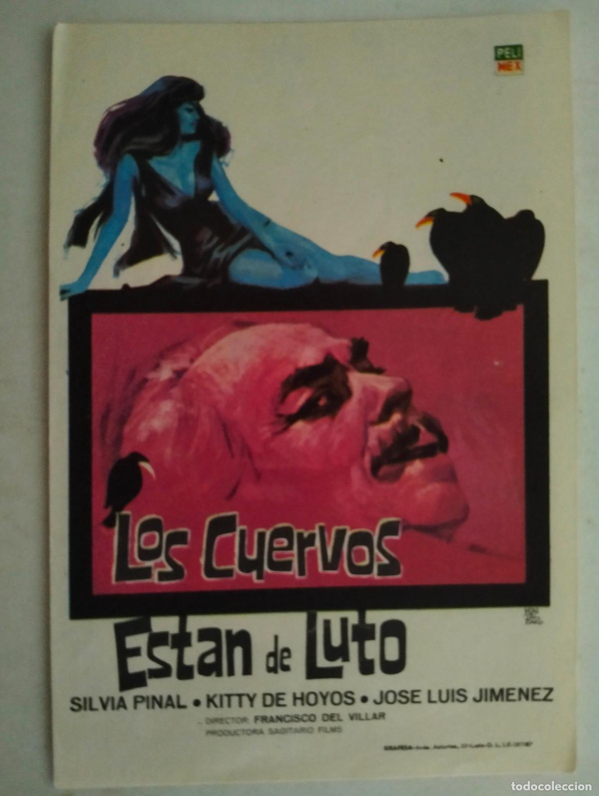 Cine: FOLLETO DE CINE, LOS CUERVOS ESTAN DE LUTO