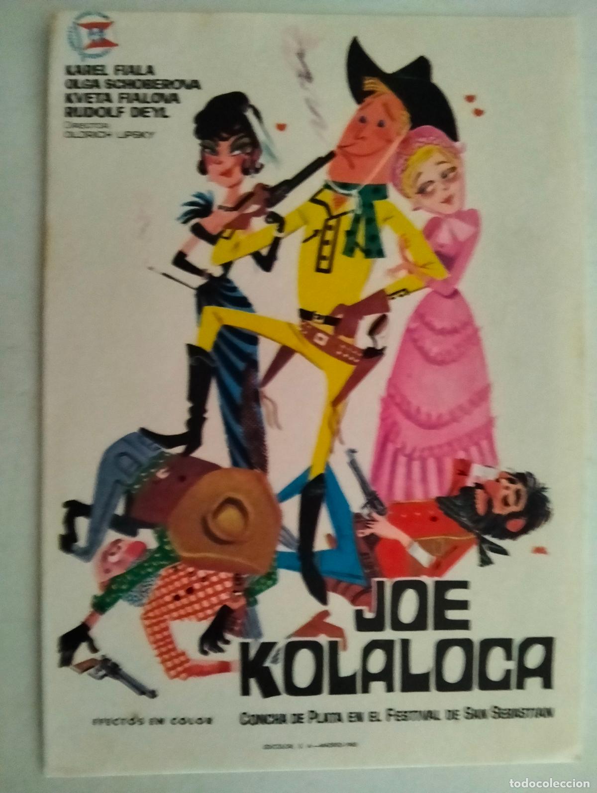 Cine: FOLLETO DE CINE, JOE KOLALOCA