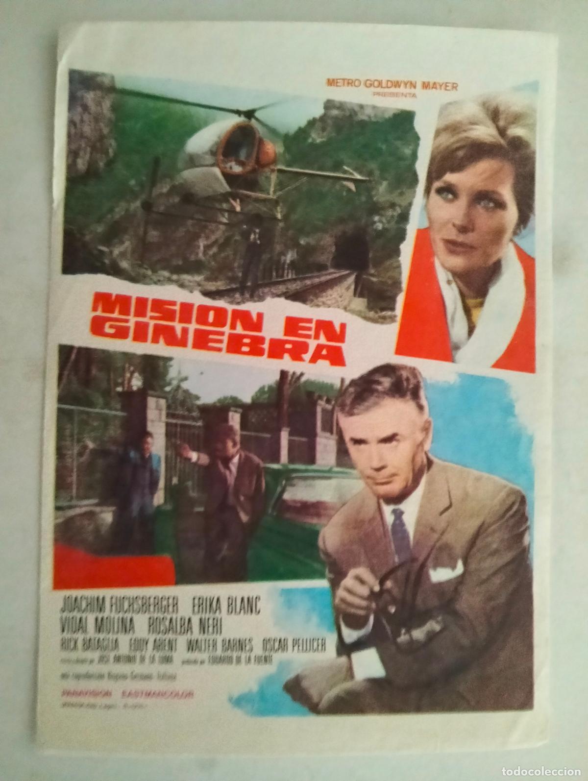 Cine: FOLLETO DE CINE, MISION EN GINEBRA