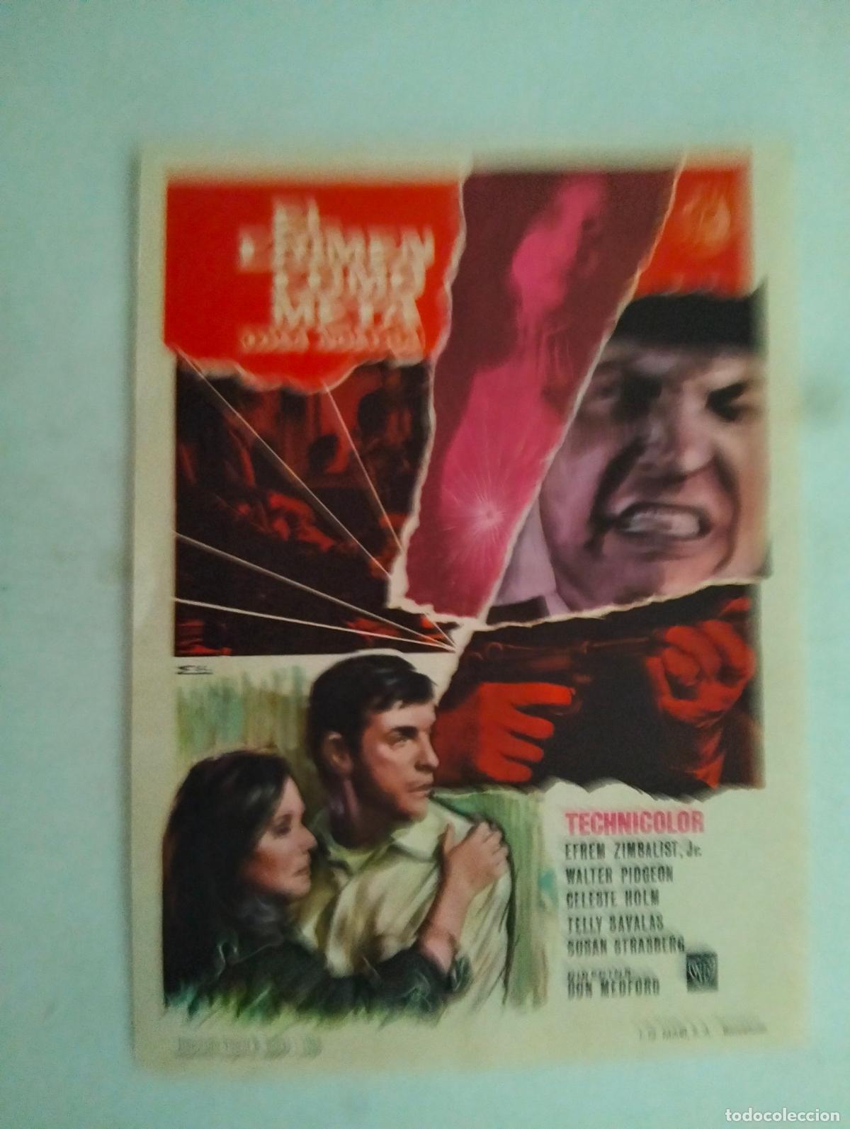 Cine: FOLLETO DE CINE, EL CRIMEN COMO META