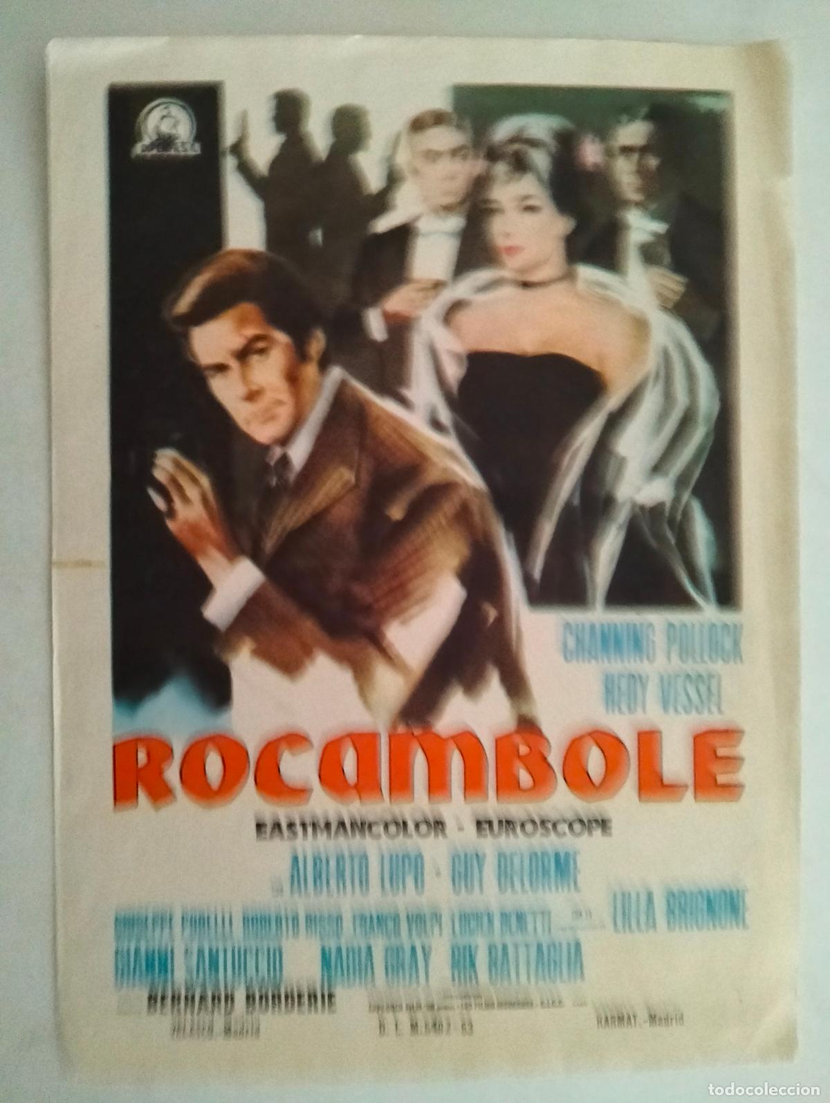Cine: FOLLETO DE CINE, ROCAMBOLE