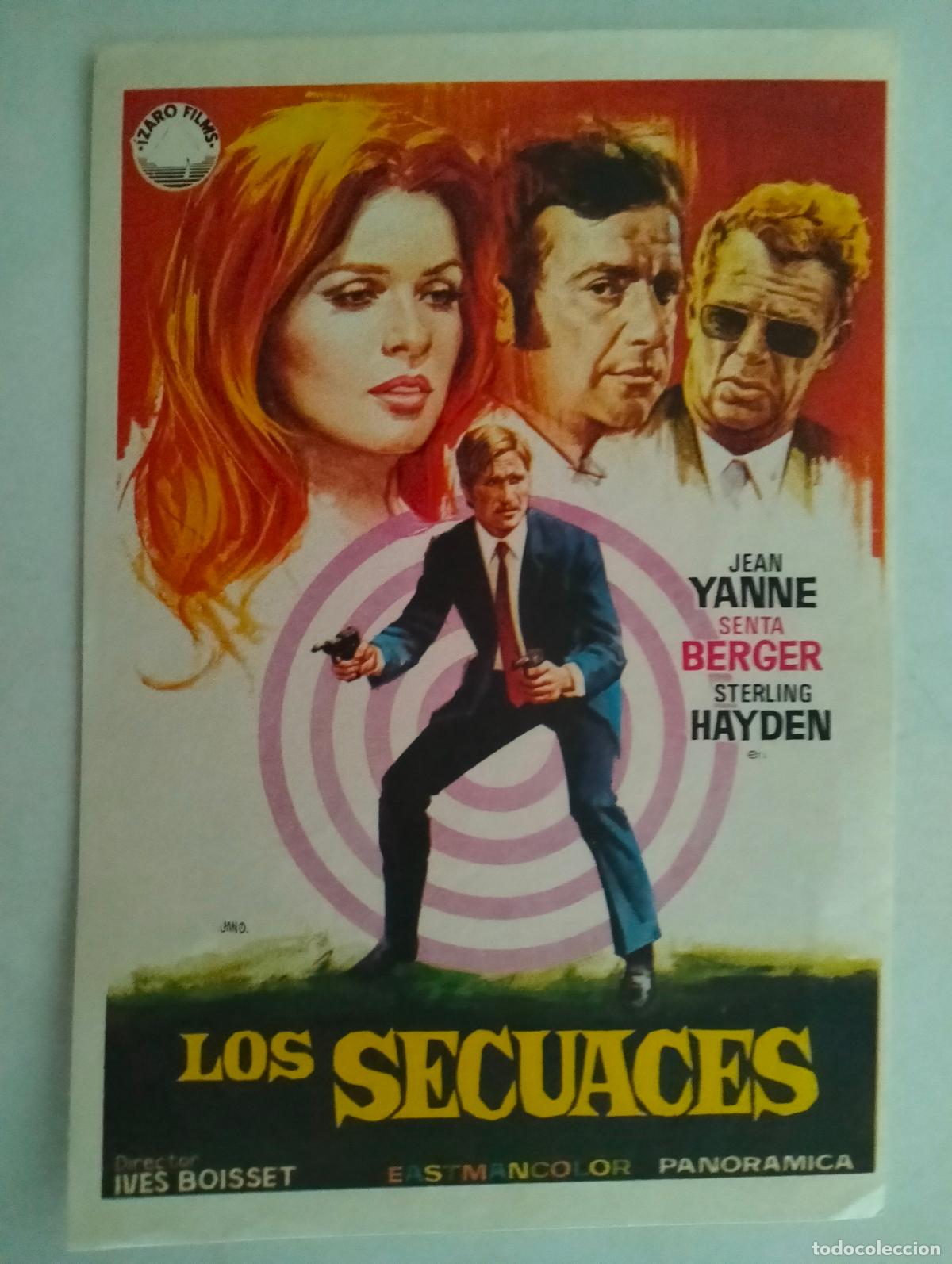 Cine: FOLLETO DE CINE, LOS SECUACES