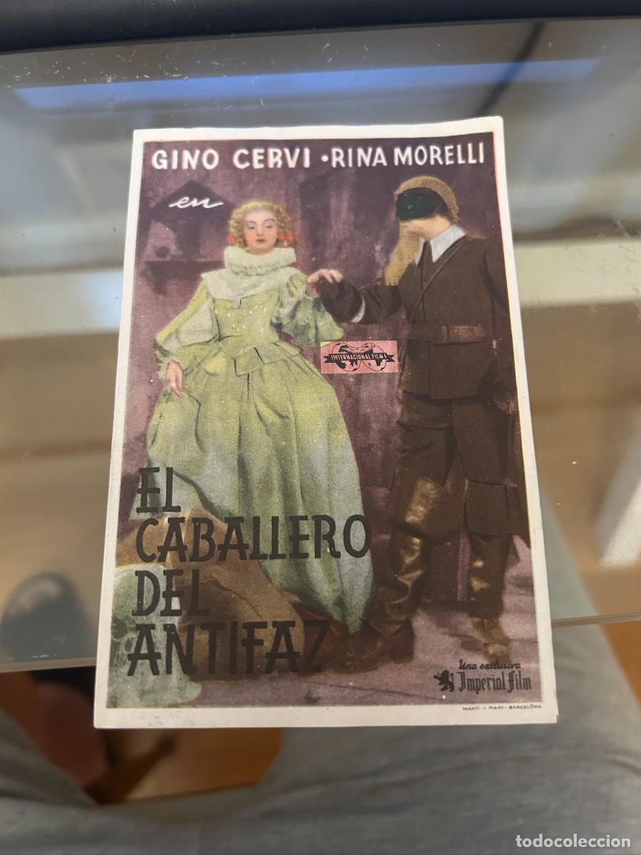 Cine: 1317 el caballero del antifaz teatro apolo valls con publicidad buen estado