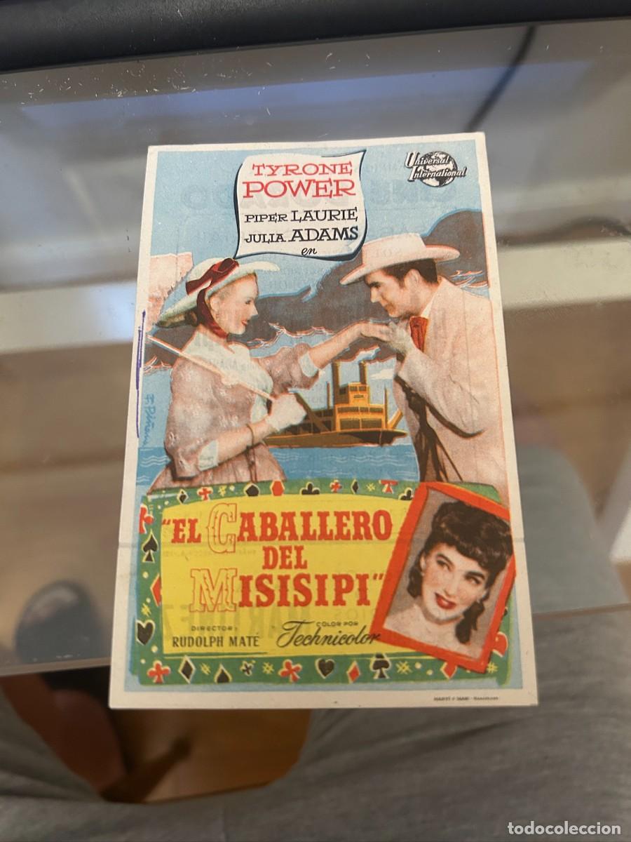 Cine: 1323 el caballero del misisipi cine dorado zaragoza con publicidad casa martinez buen estado