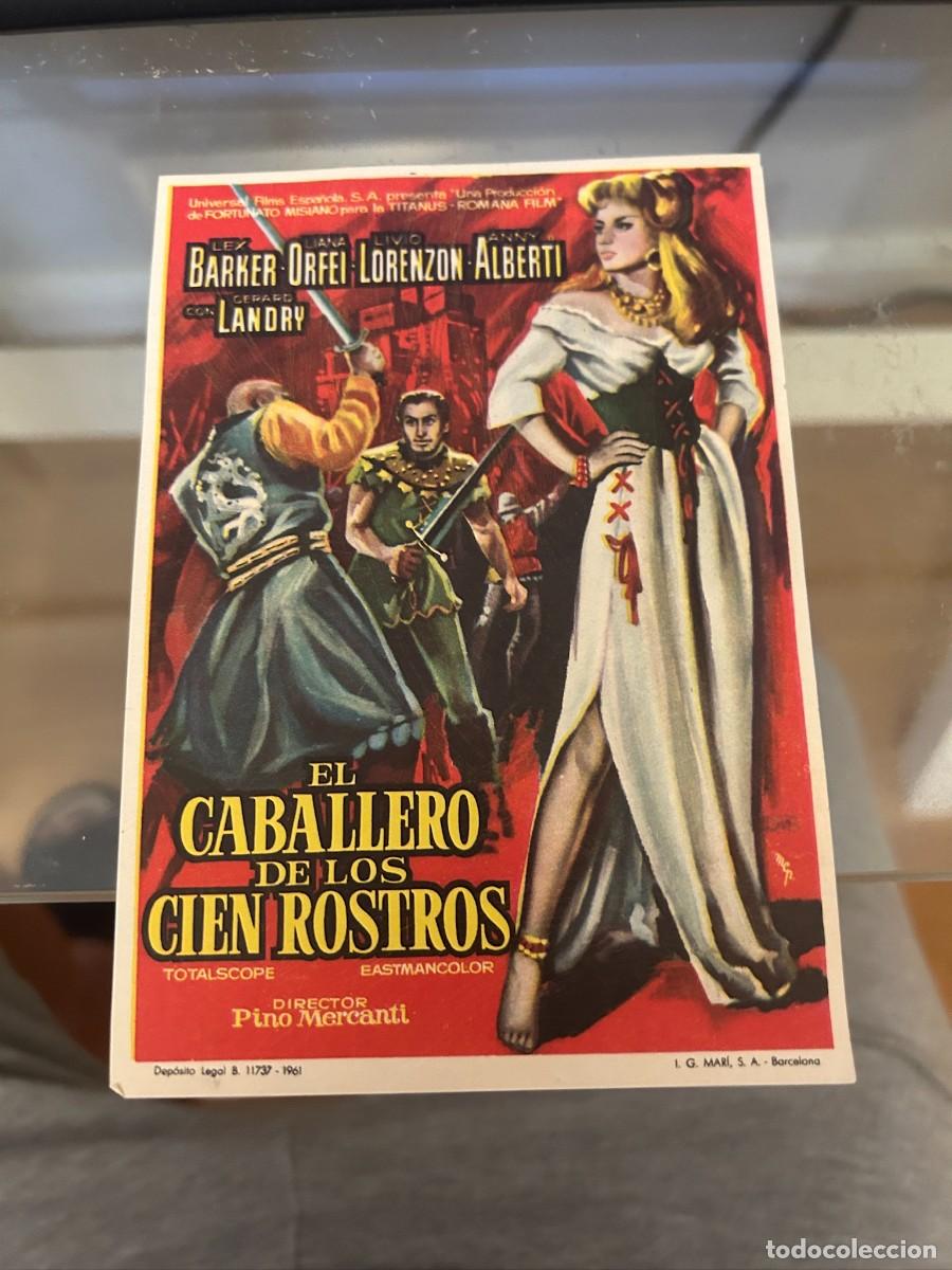 Cine: 1325 el caballero de los cien rostros sin publicidad buen estado
