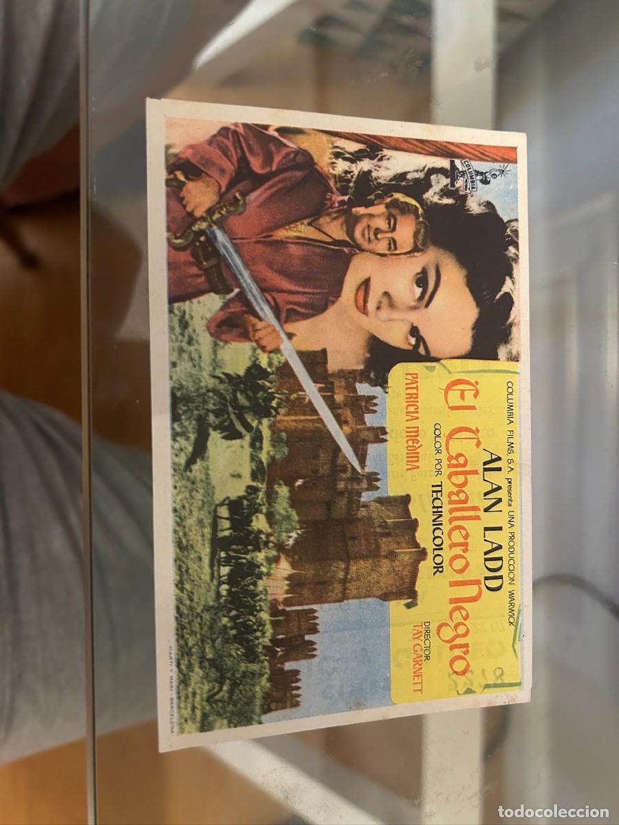 Cine: 1334 el caballero negro cines bohemio y galileo barcelona con publicidad buen estado