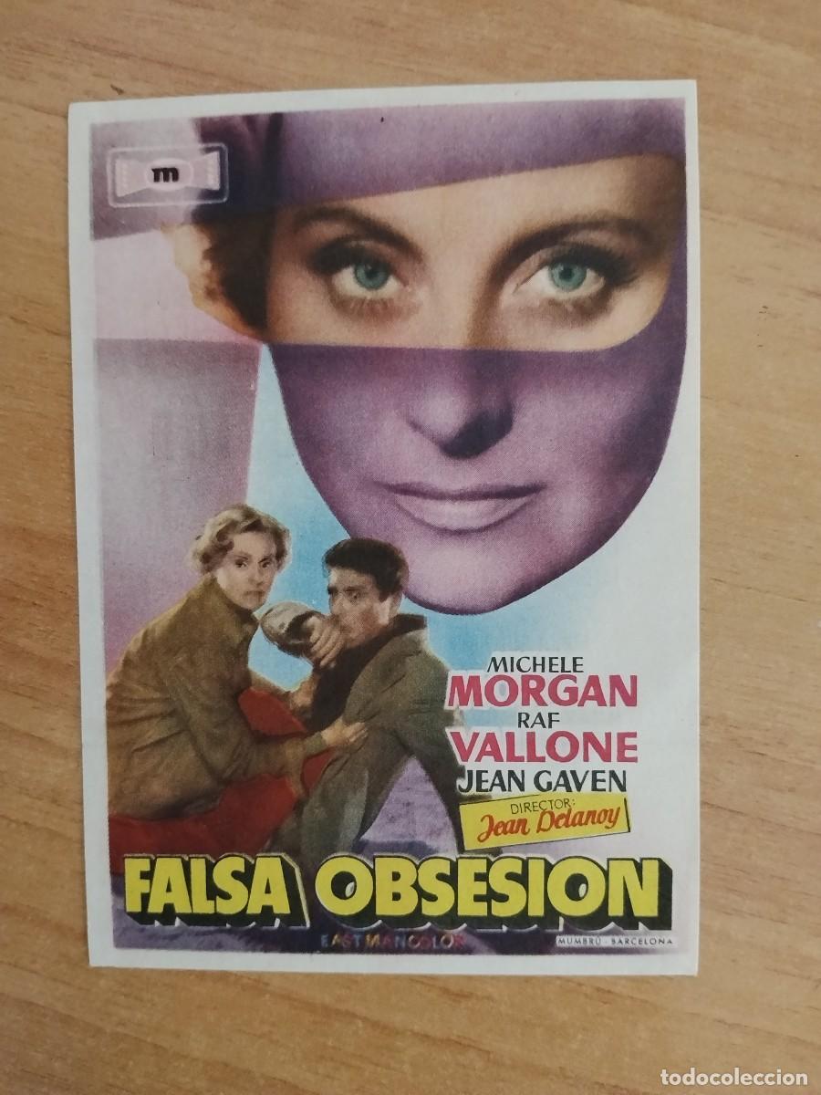 Cine: TURQUE-PROGRAMA DE LA PELICULA --FALSA OBSESION ct