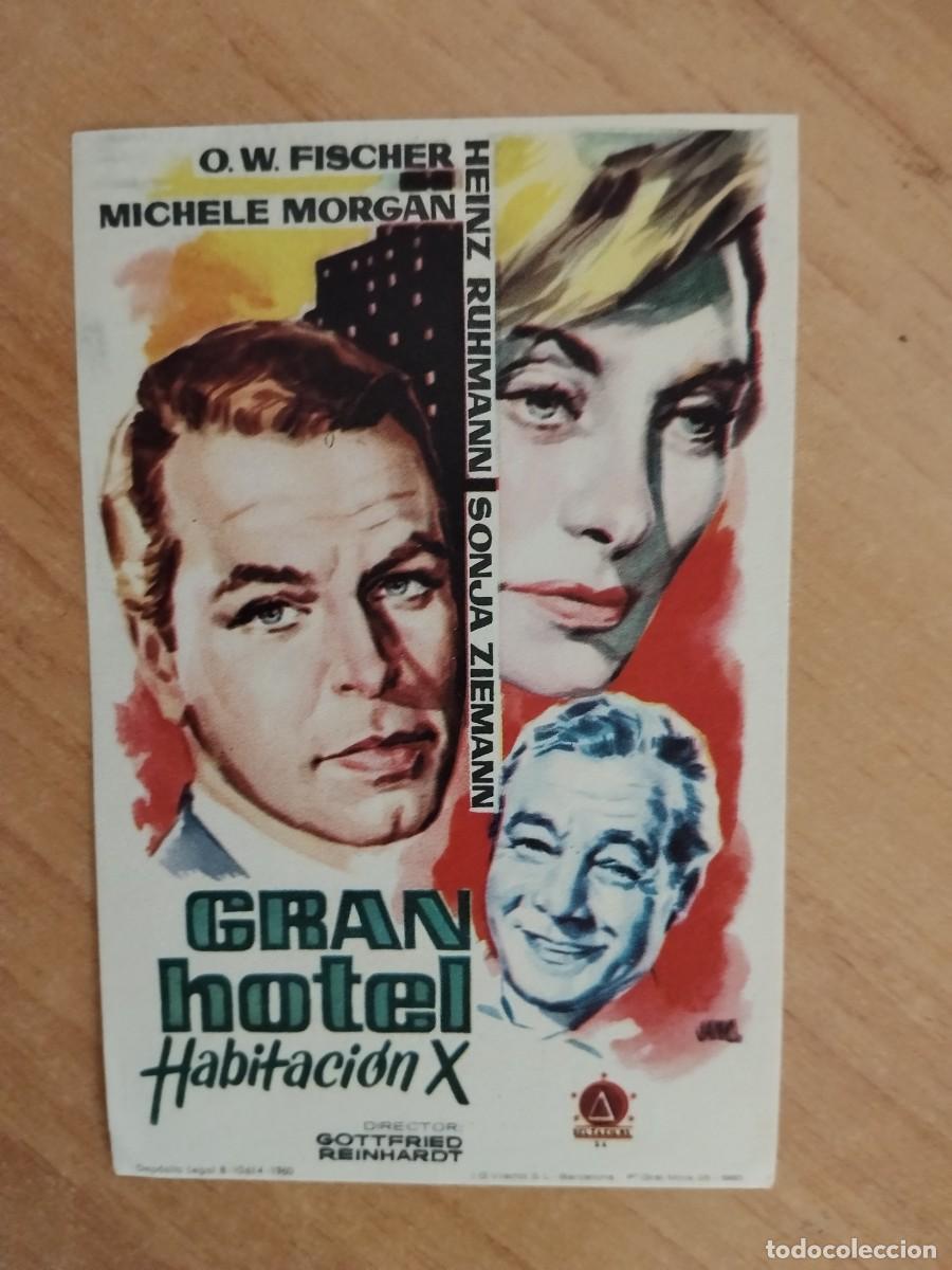  Flyers Publicitaires de films Anciens: TURQUE-PROGRAMA DE LA PELICULA --GRAN HOTEL HABITACION X