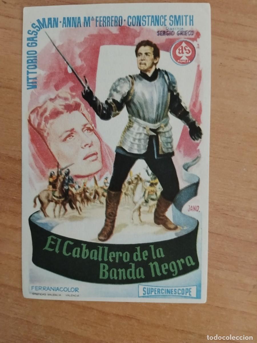 Cine: TURQUE-PROGRAMA DE LA PELICULA --EL CABALLERO DE LA BANDA NEGRA ct