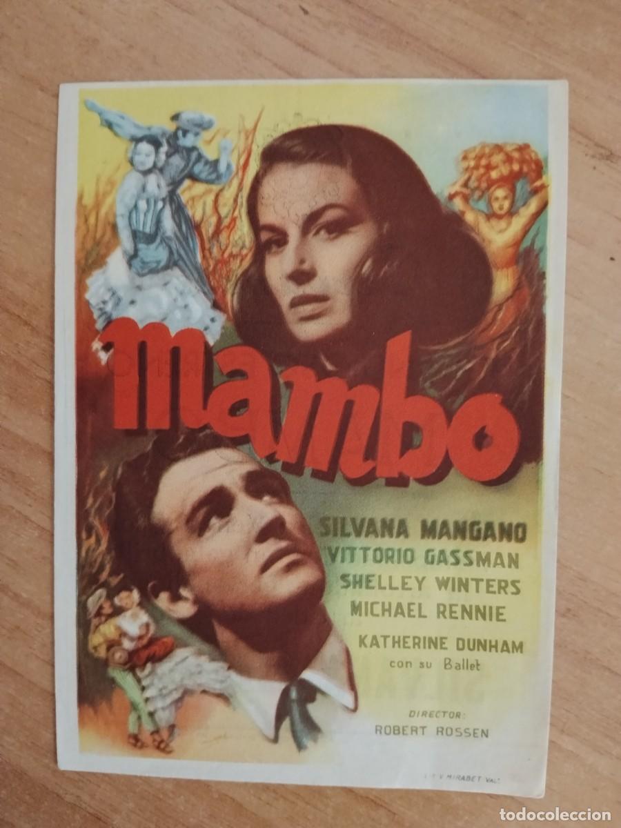  Flyers Publicitaires de films Anciens: TURQUE-PROGRAMA DE LA PELICULA --MAMBO ct