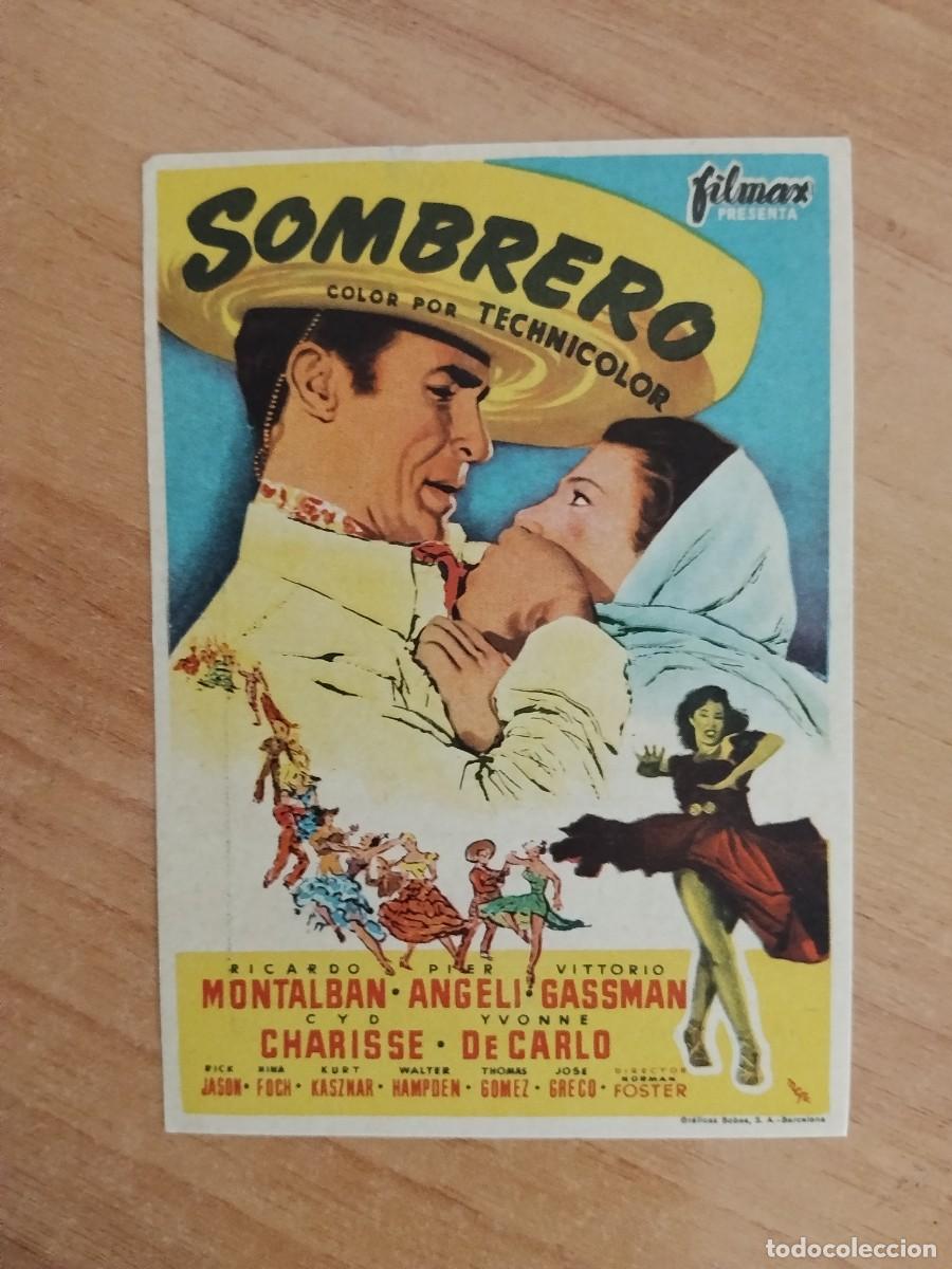  Flyers Publicitaires de films Anciens: TURQUE-PROGRAMA DE LA PELICULA --SOMBRERO ct