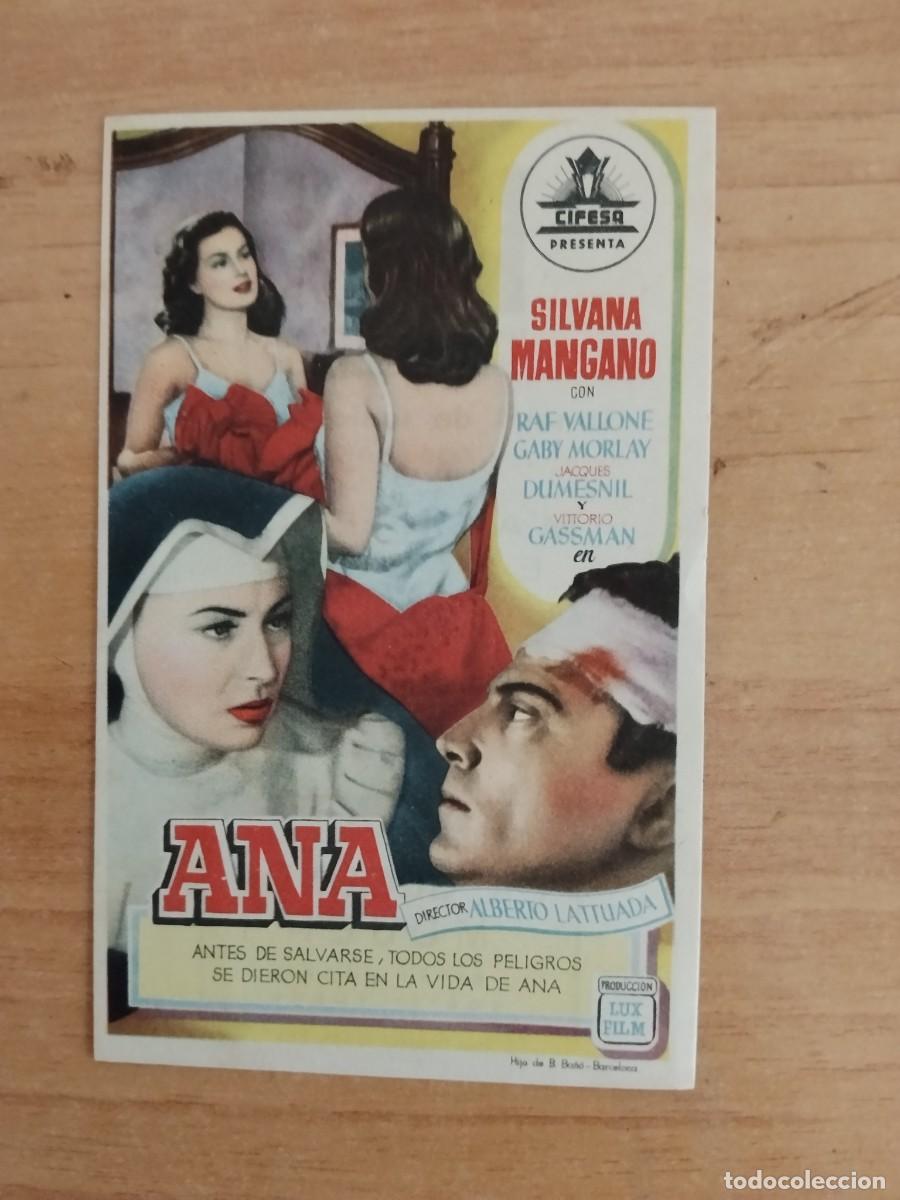  Flyers Publicitaires de films Anciens: TURQUE-PROGRAMA DE LA PELICULA --ANA ct