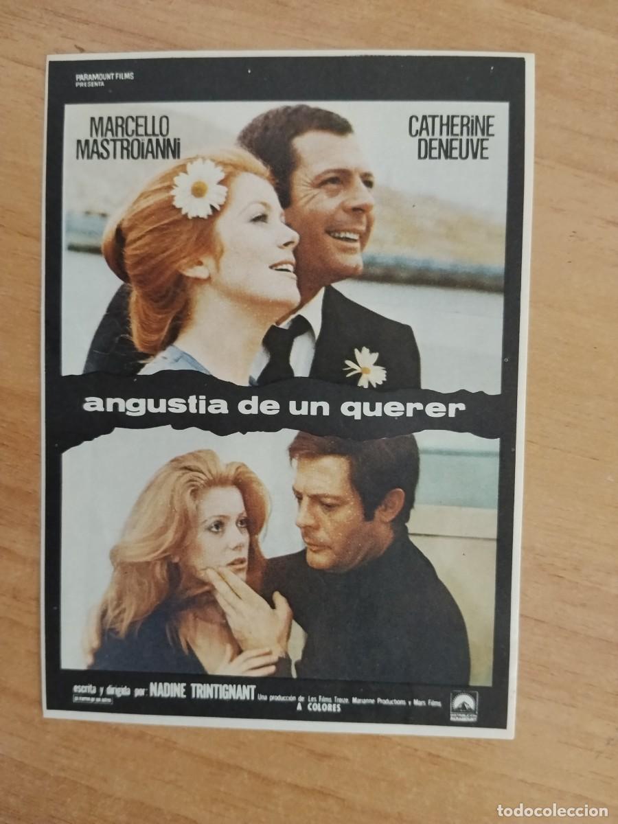  Flyers Publicitaires de films Anciens: TURQUE-PROGRAMA DE LA PELICULA --ANGUSTIA DE UN QUERER