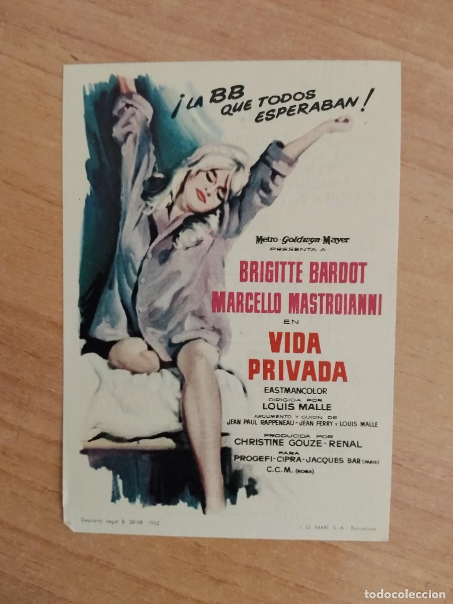 Cinema: TURQUE-PROGRAMA DE LA PELICULA --VIDA PRIVADA ct