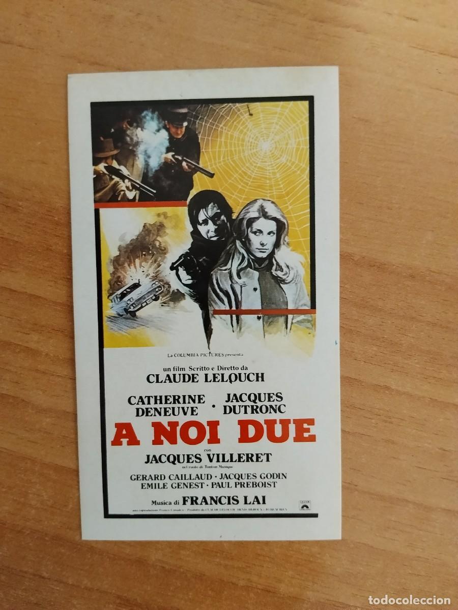 Cine: TURQUE-PROGRAMA DE LA PELICULA --A NOI DUE (pegatina)