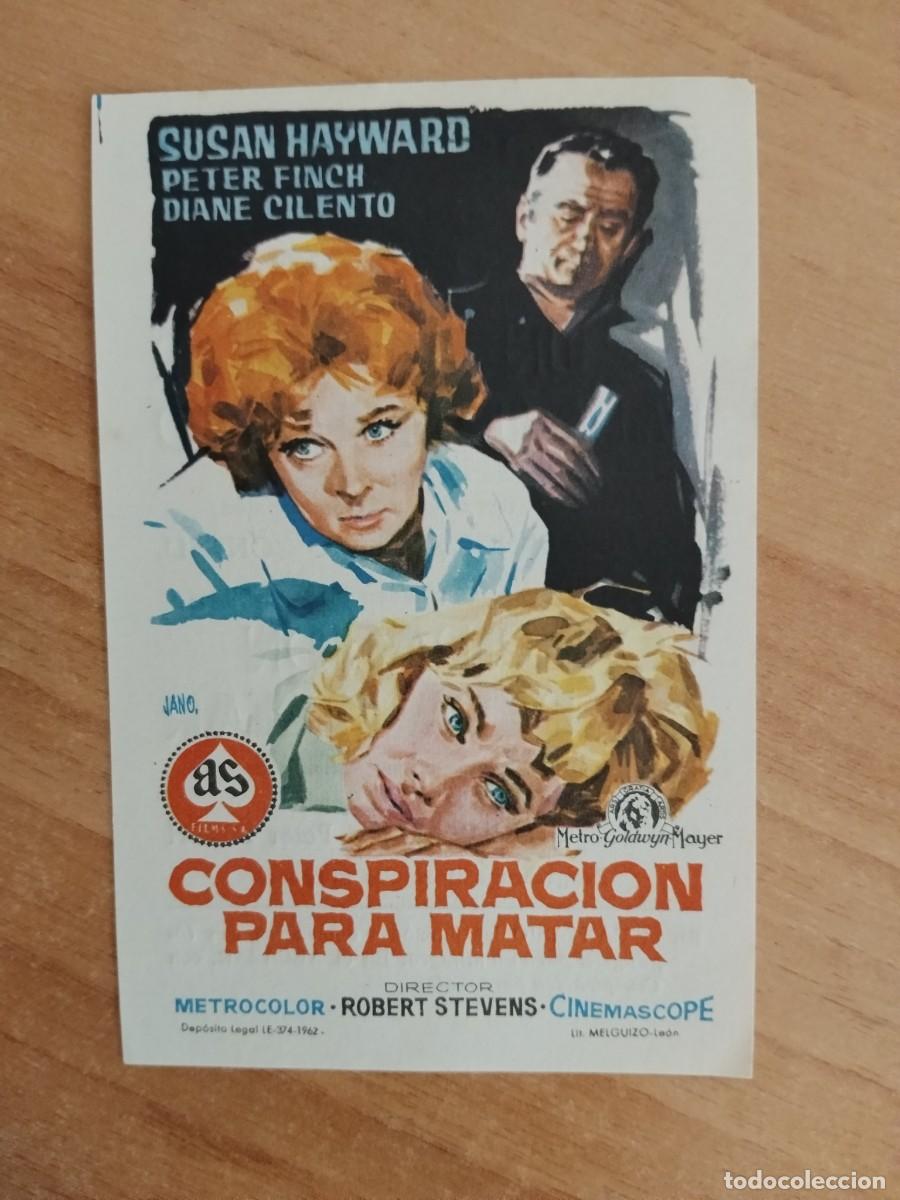 Cine: TURQUE-PROGRAMA DE LA PELICULA --CONSPIRACION PARA MATAR ct