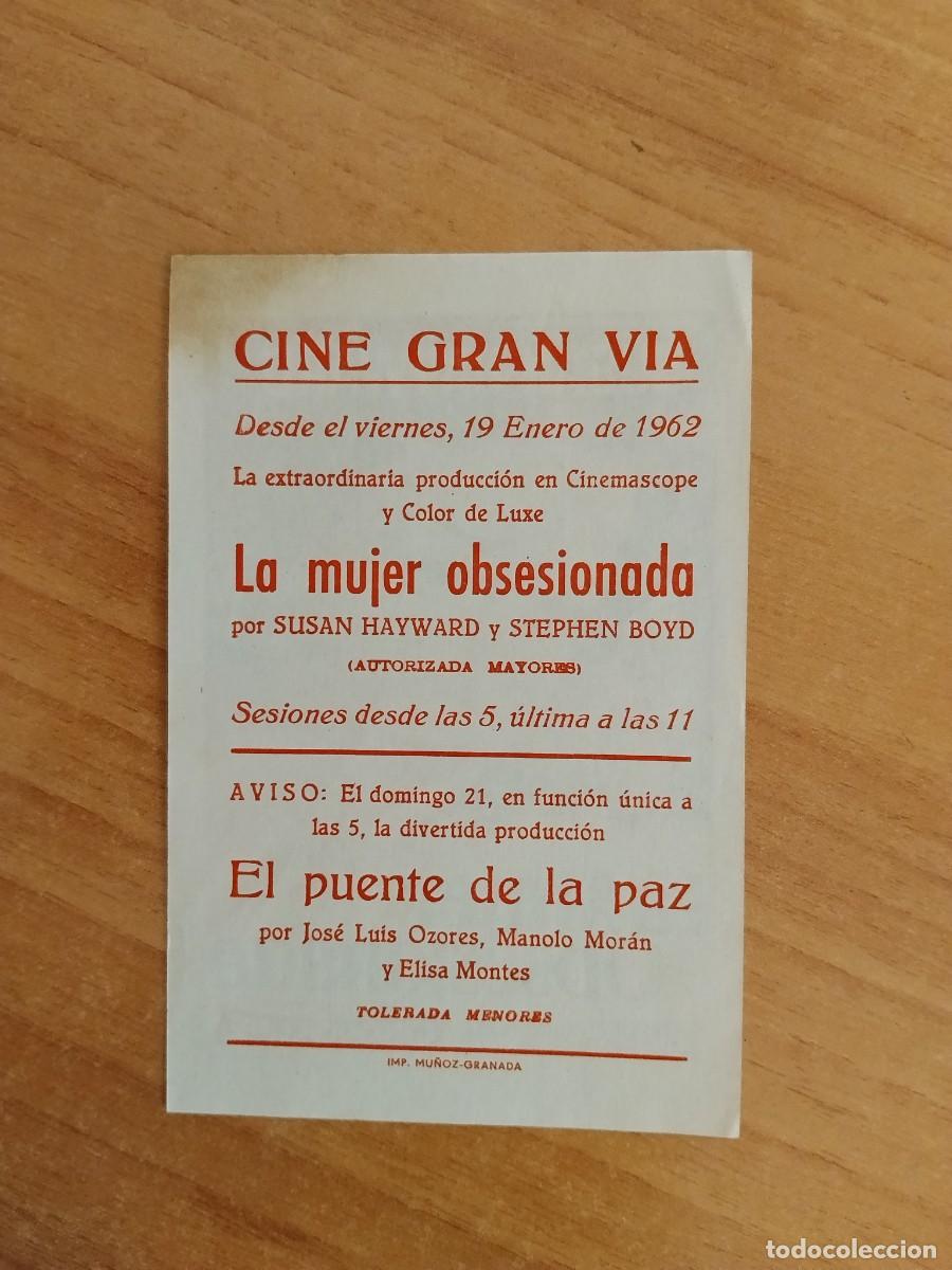 Cine: TURQUE-PROGRAMA DE LA PELICULA --LA MUJER OBSESIONADA ct - Foto 3
