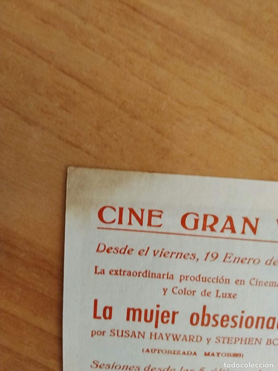 Cine: TURQUE-PROGRAMA DE LA PELICULA --LA MUJER OBSESIONADA ct - Foto 4