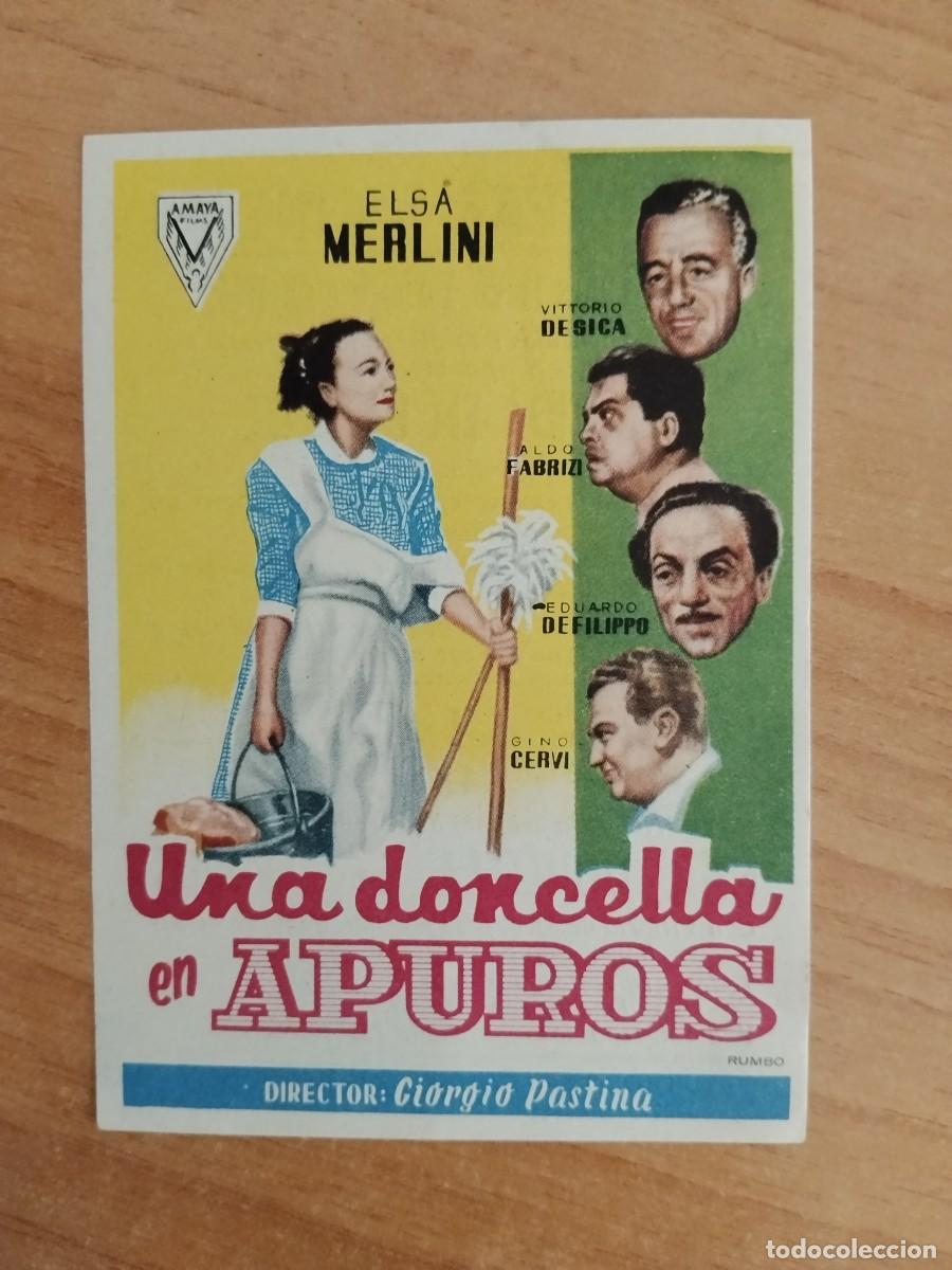 Cine: TURQUE-PROGRAMA DE LA PELICULA --UNA DONCELLA EN APUROS ct