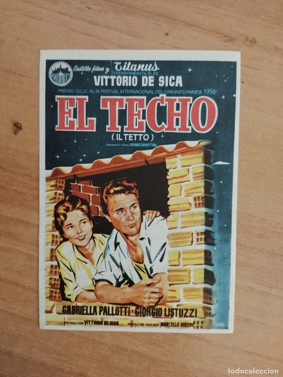 Cine: TURQUE-PROGRAMA DE LA PELICULA --EL TECHO ct