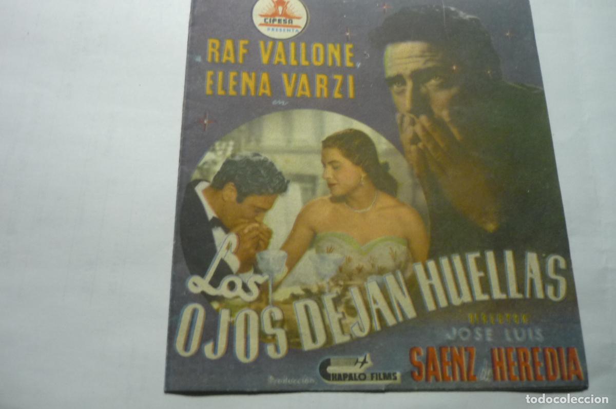 Cine: programa doble los ojos dejan huellas,.sindicato pira.-rocafort-principal sarreal